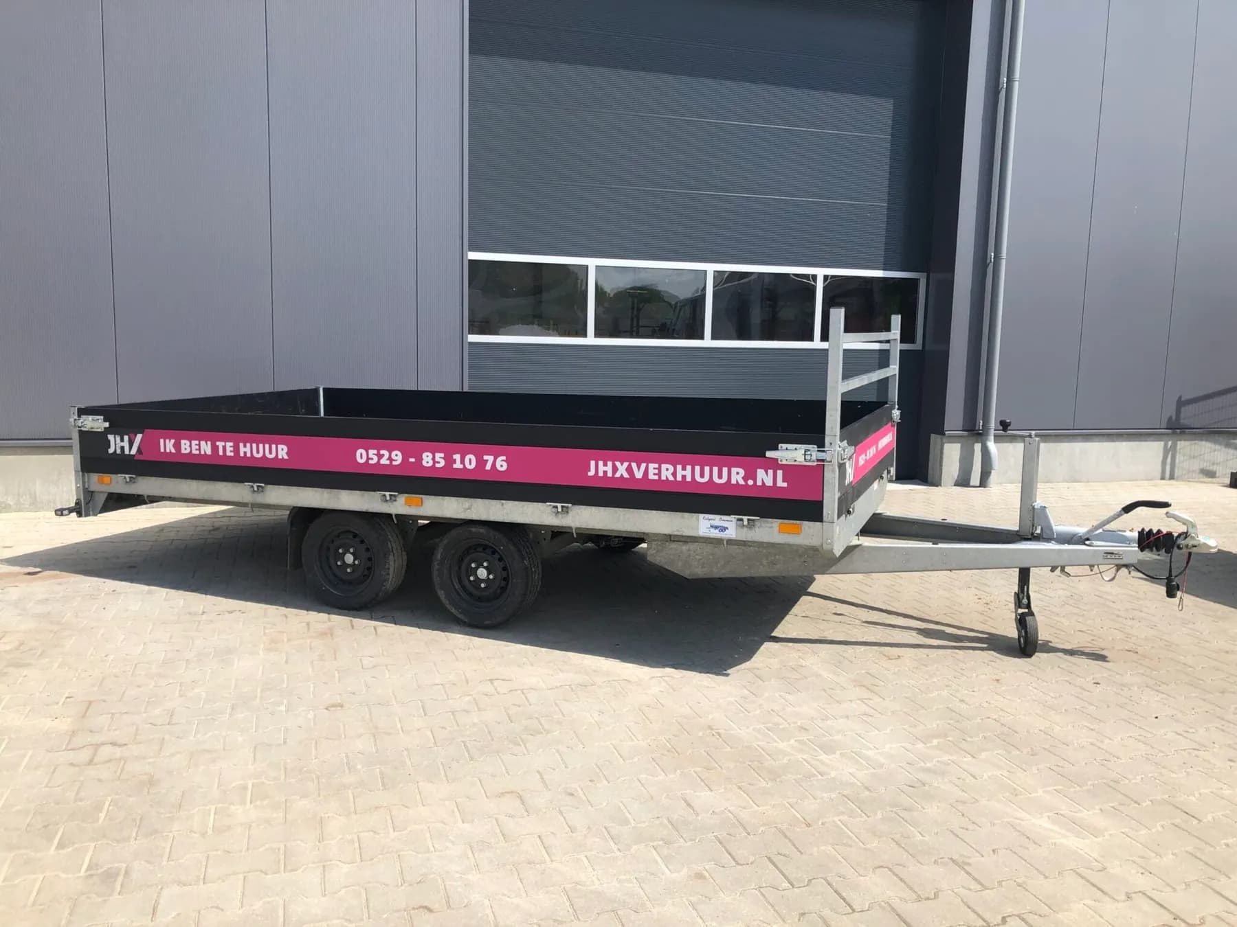 Aanhanger tandem-asser plateau – 400 x 200