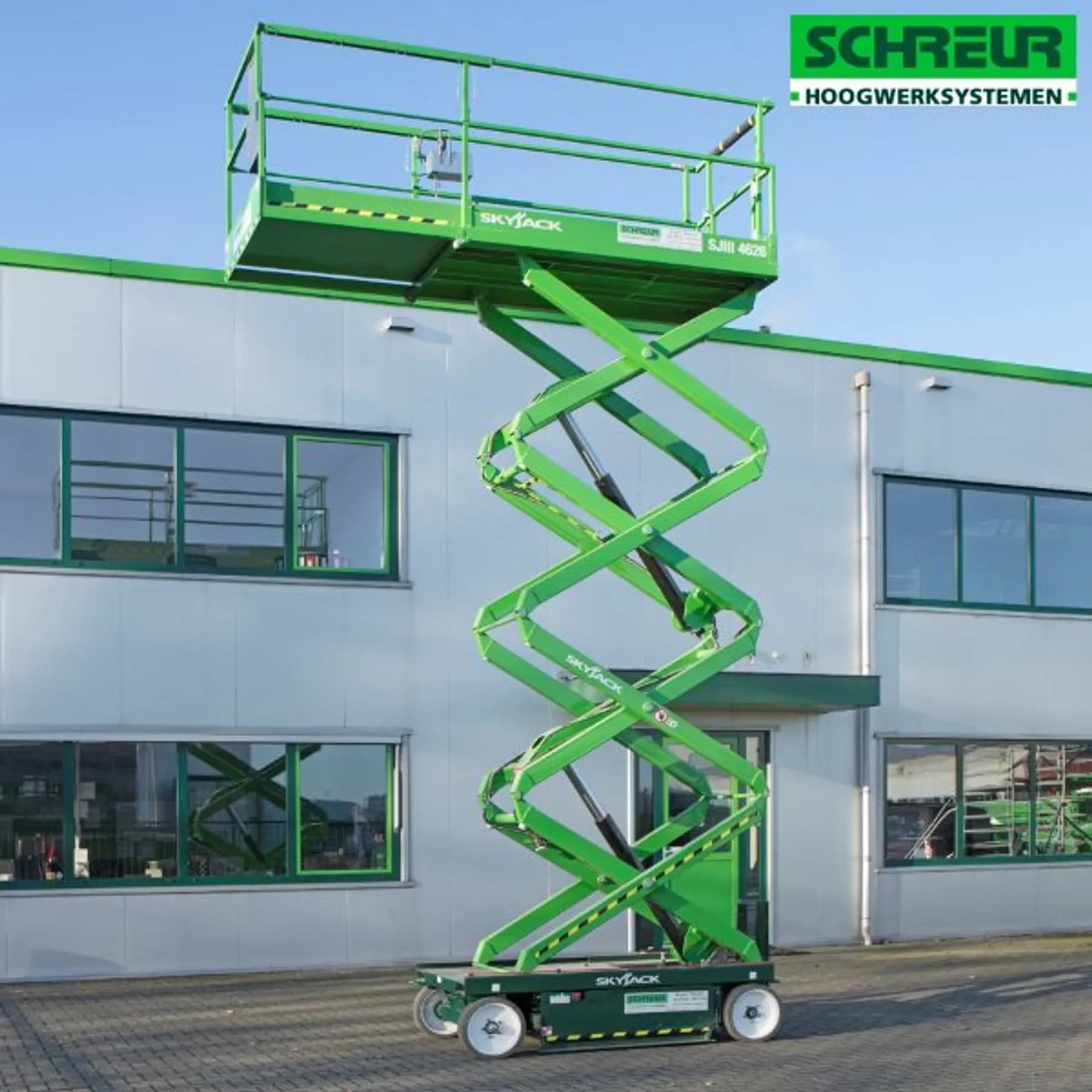 SkyJack SJ4626 schaarhoogwerker accu