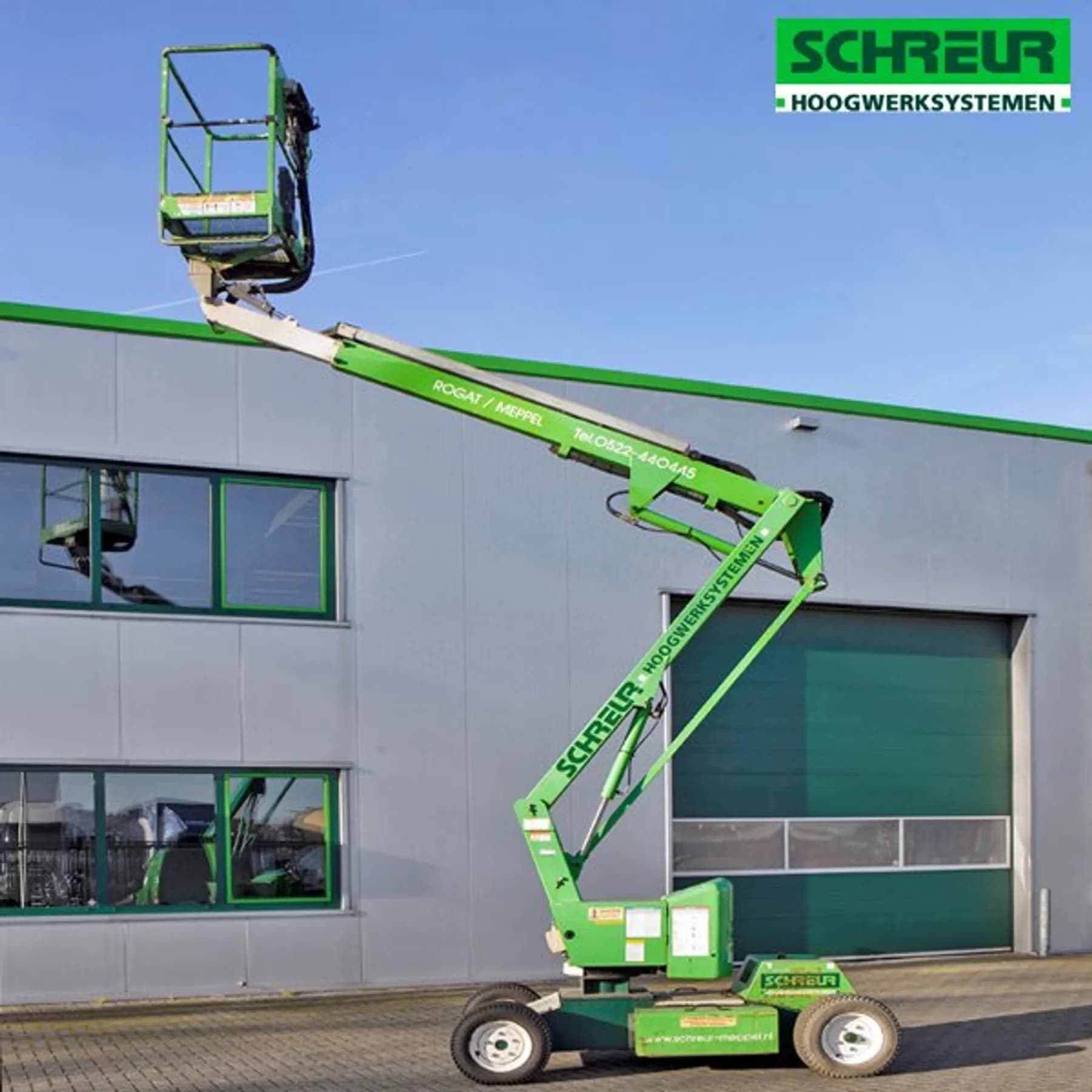Niftylift HR12 knikarm hoogwerker accu
