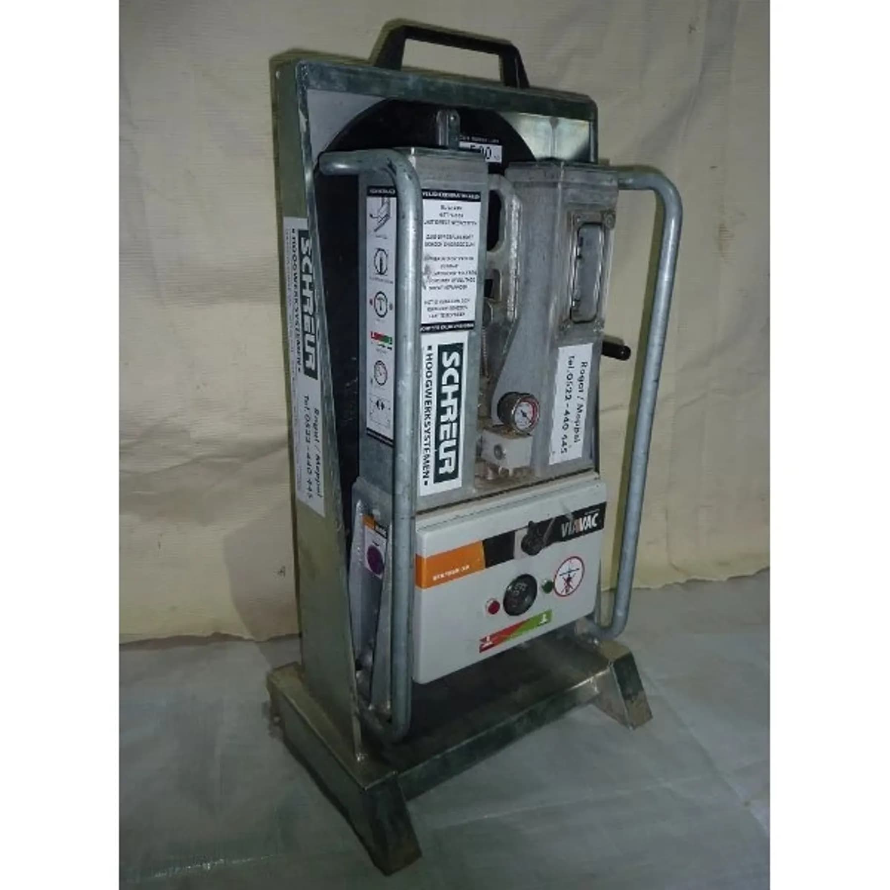 Viavac glas/panelen zuiger 500kg