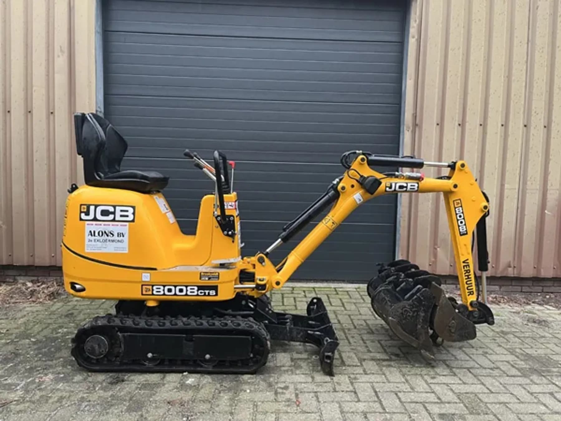 JCB minikraan 0,9ton