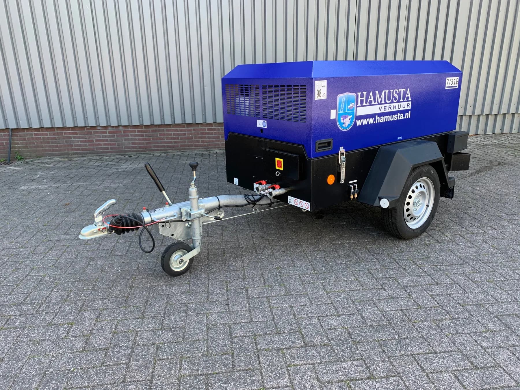 Mobiele compressor 3m3