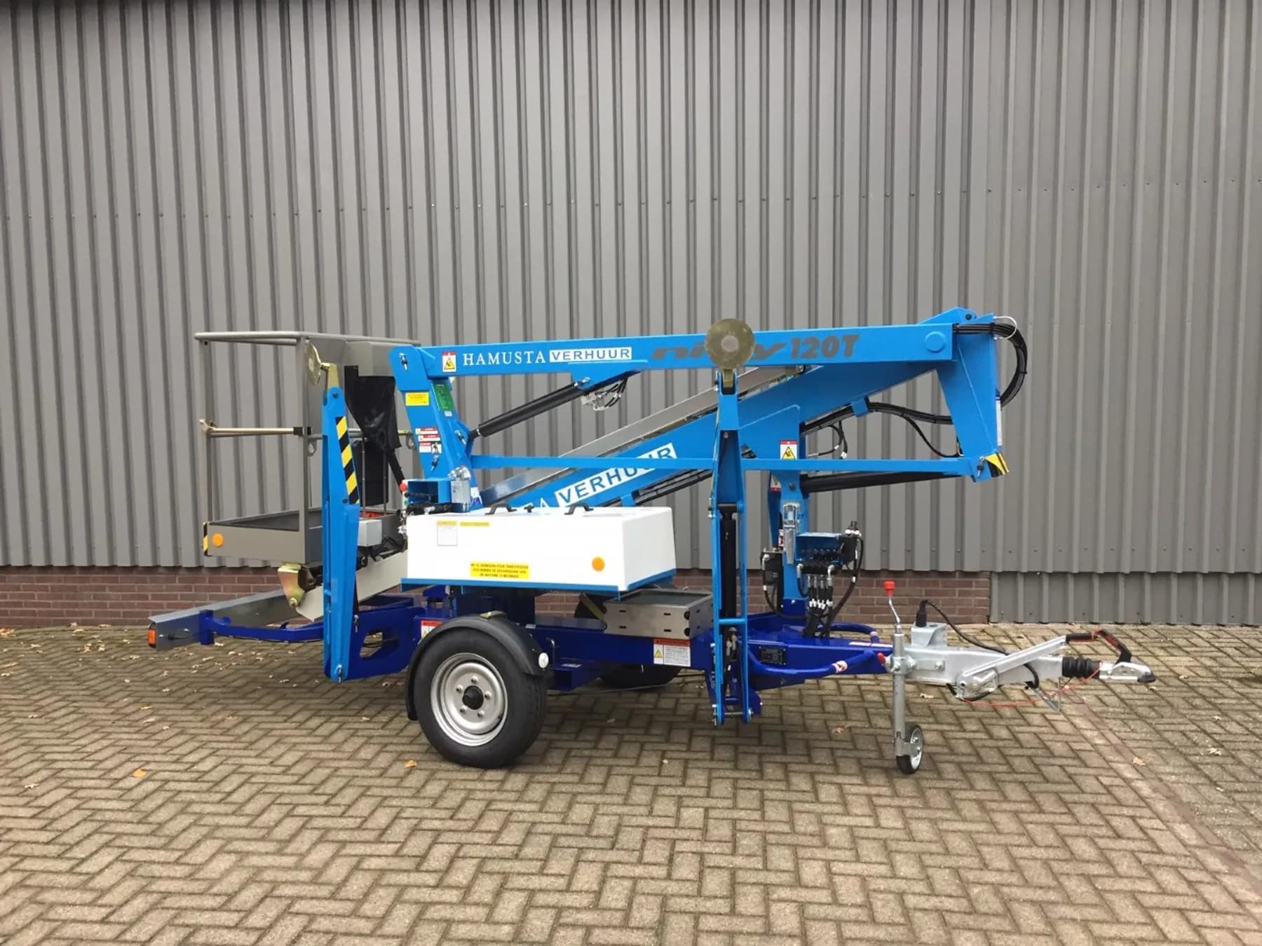 Knikgiek-telescoophoogwerker 12 meter