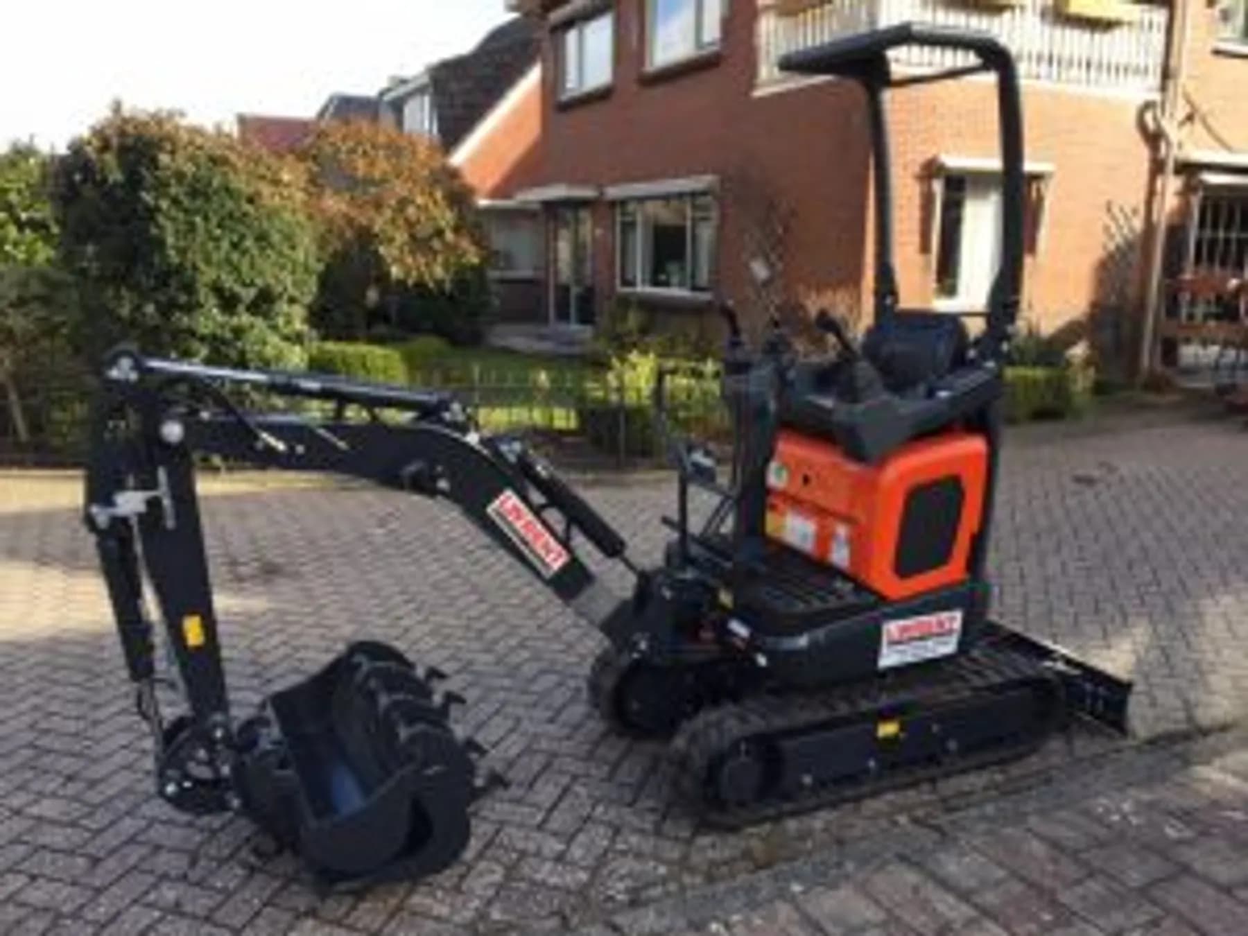 Minikraan zonder cabine