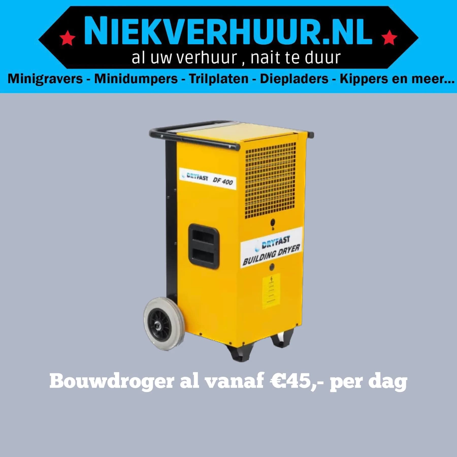 Dryfast 400 bouwdroger