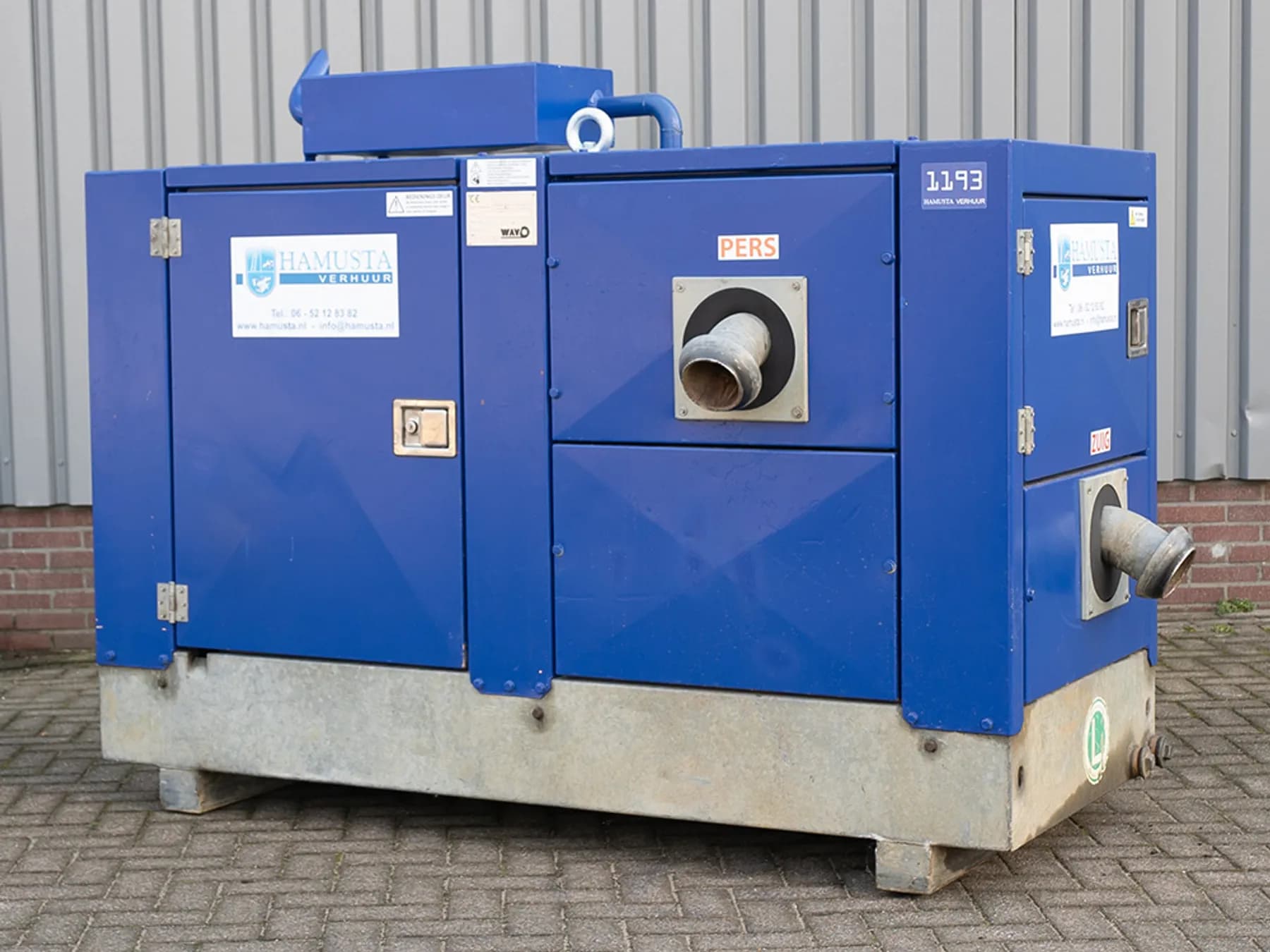 Vuilwaterpomp 160m³/uur zelfaanzuigend