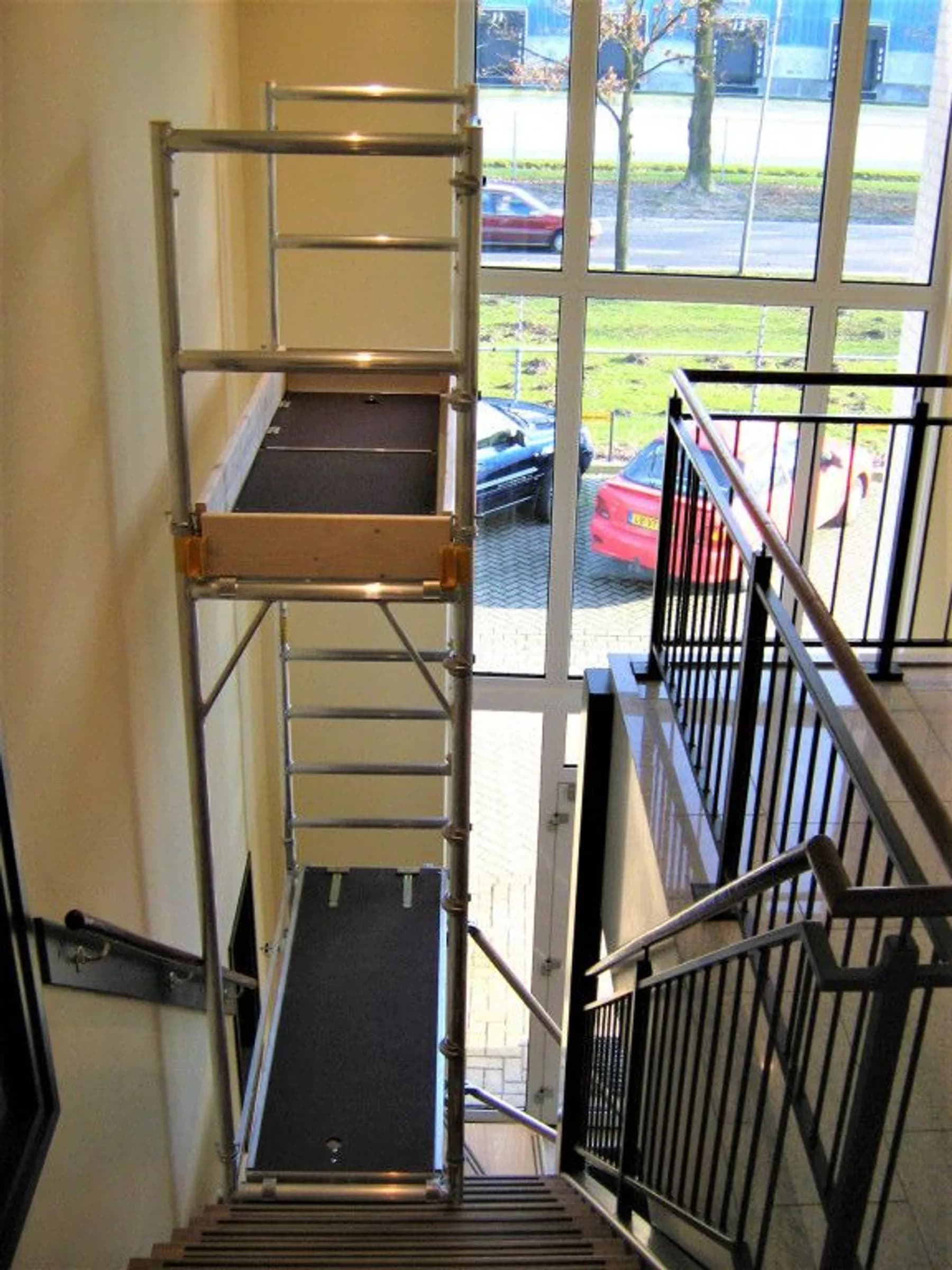 Opbouw tbv trapsteiger 2 meter