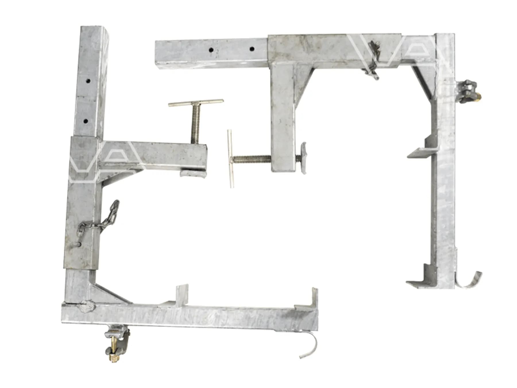 Vensterbevestiging t.b.v. stortkokers ( Set van 2 )