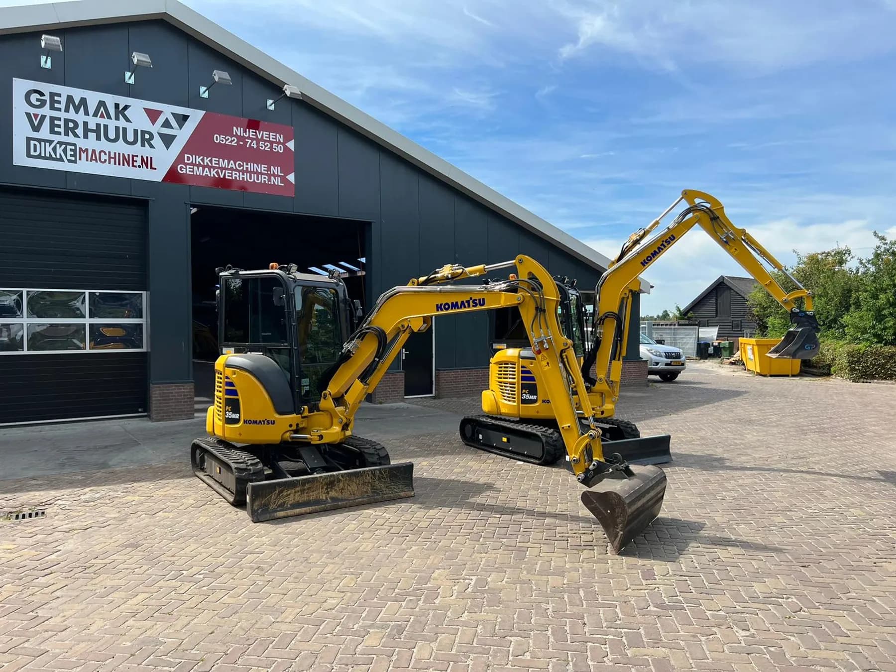 Mini-graafmachine 4 ton