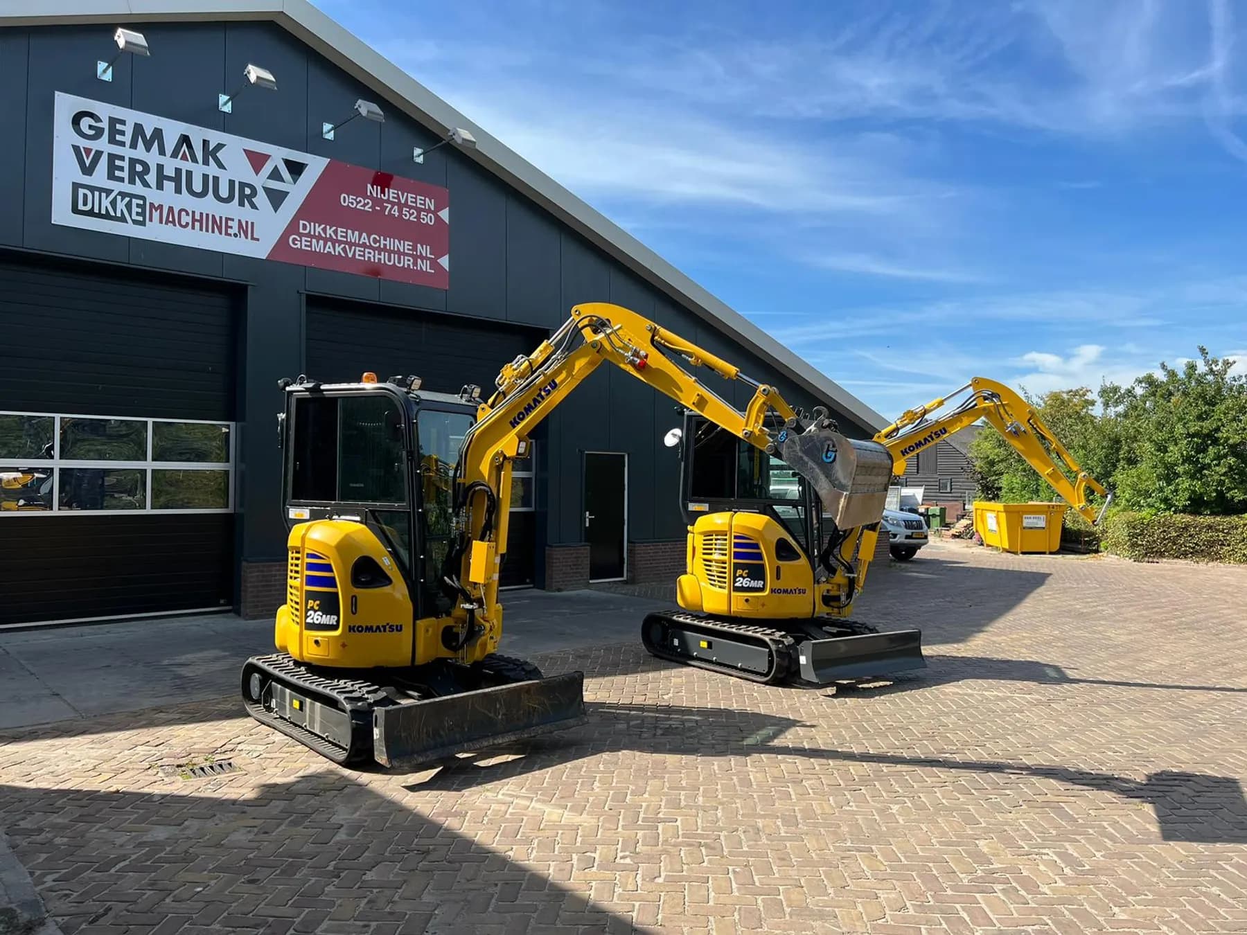 Mini-graafmachine 3 ton