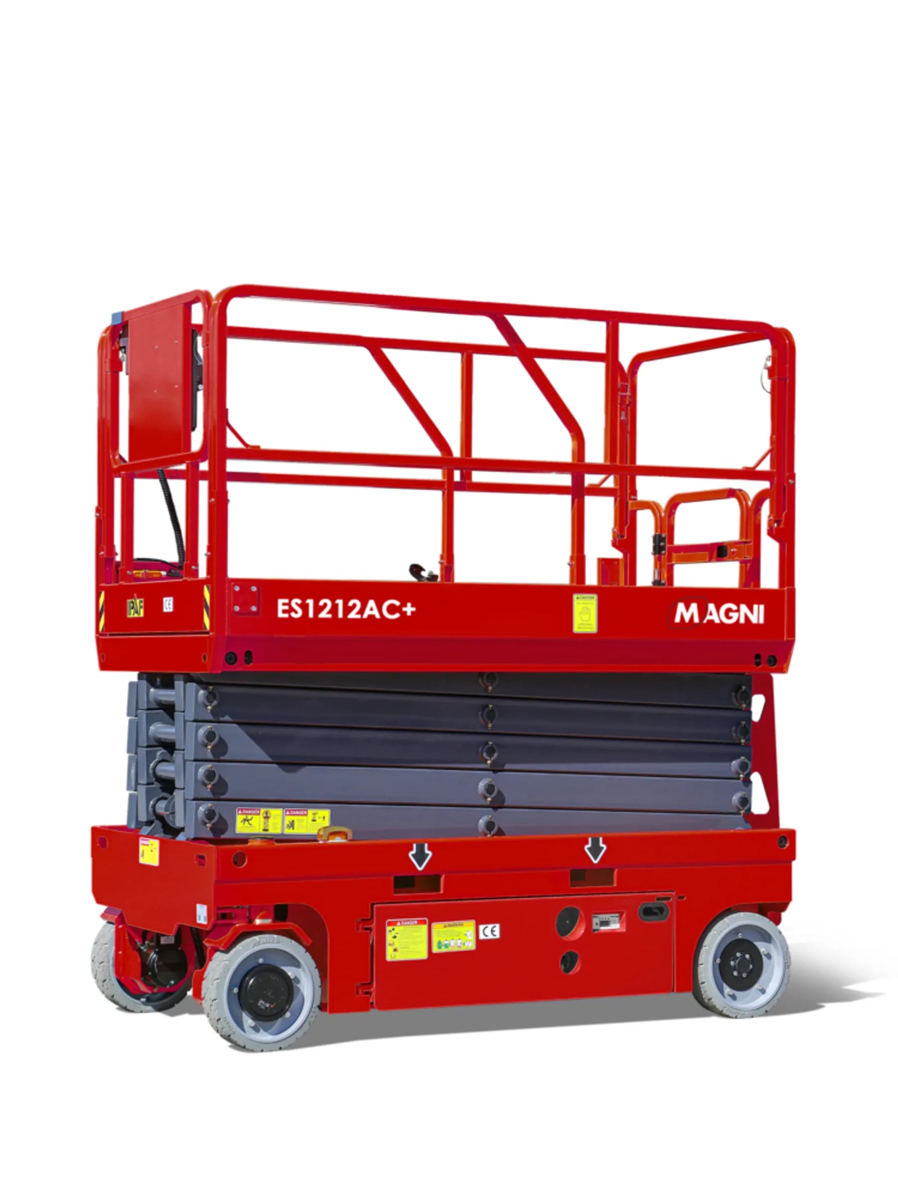 Schaarhoogwerker accu 12 meter breed